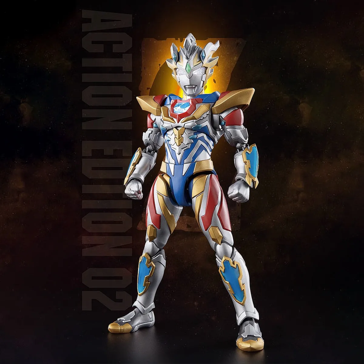 HiPlay Blokees Assembly Model Kits: Legend Series - Ultraman Z Delta, Delta Rise Claw, Mecha Musume Style, Height 20cm Collectible Action Figures