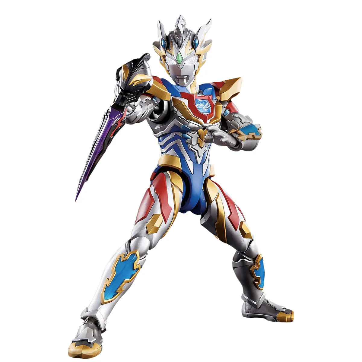 HiPlay Blokees Assembly Model Kits: Legend Series - Ultraman Z Delta, Delta Rise Claw, Mecha Musume Style, Height 20cm Collectible Action Figures