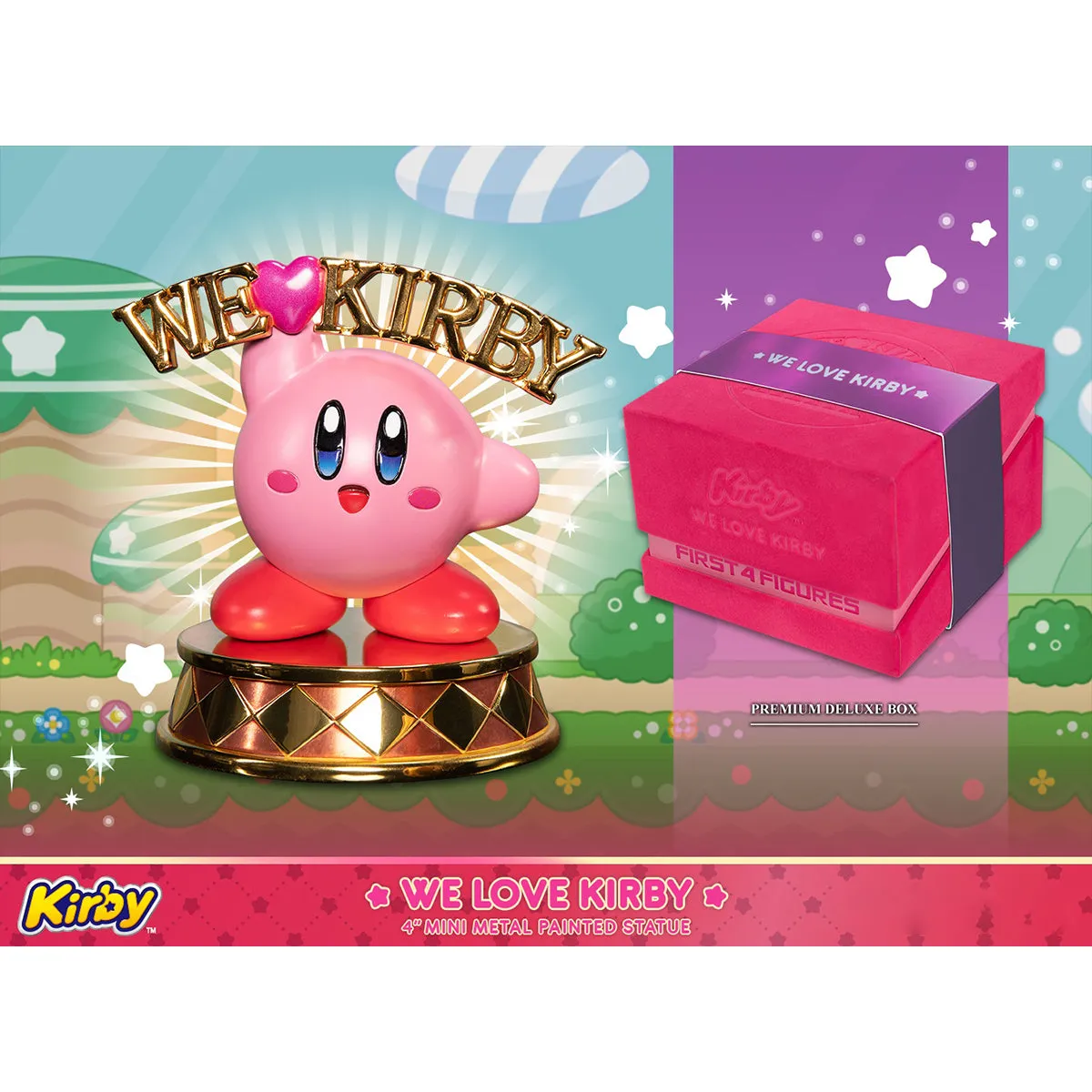 HiPlay First 4 Figures, Kirby, Metal Painted Statue