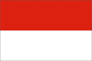 Indonesia National Flag Printed