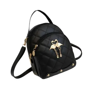 Ins-Style Swan Embroidery Backpack