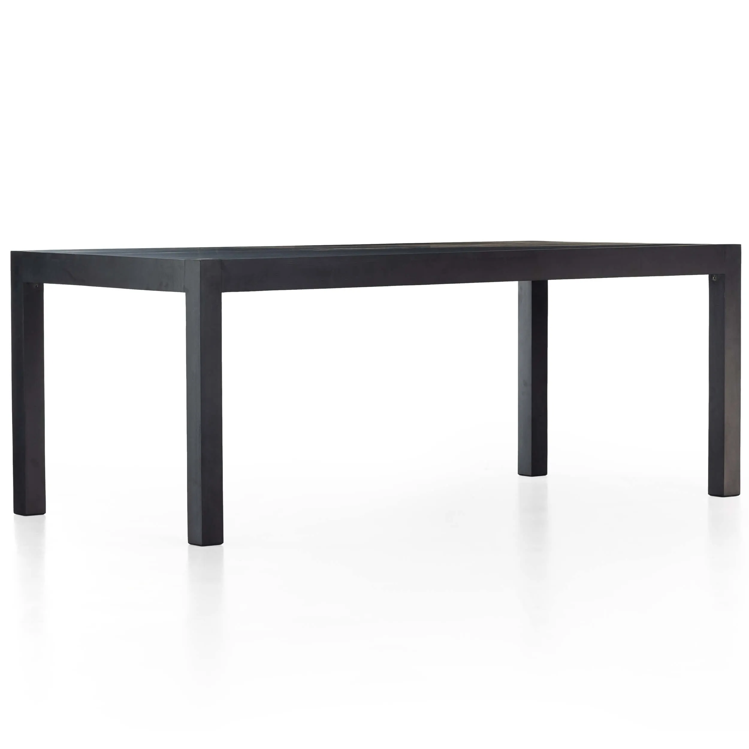 Isador 78" Dining Table, Black Wash