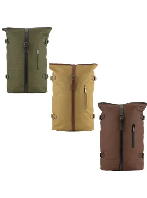 JACK PYKE Heavy Cotton Canvas Fold Top Rucksack