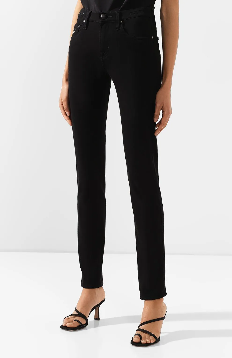 Jacob Cohen Sleek Black Slim-Fit Kimberly Jeans