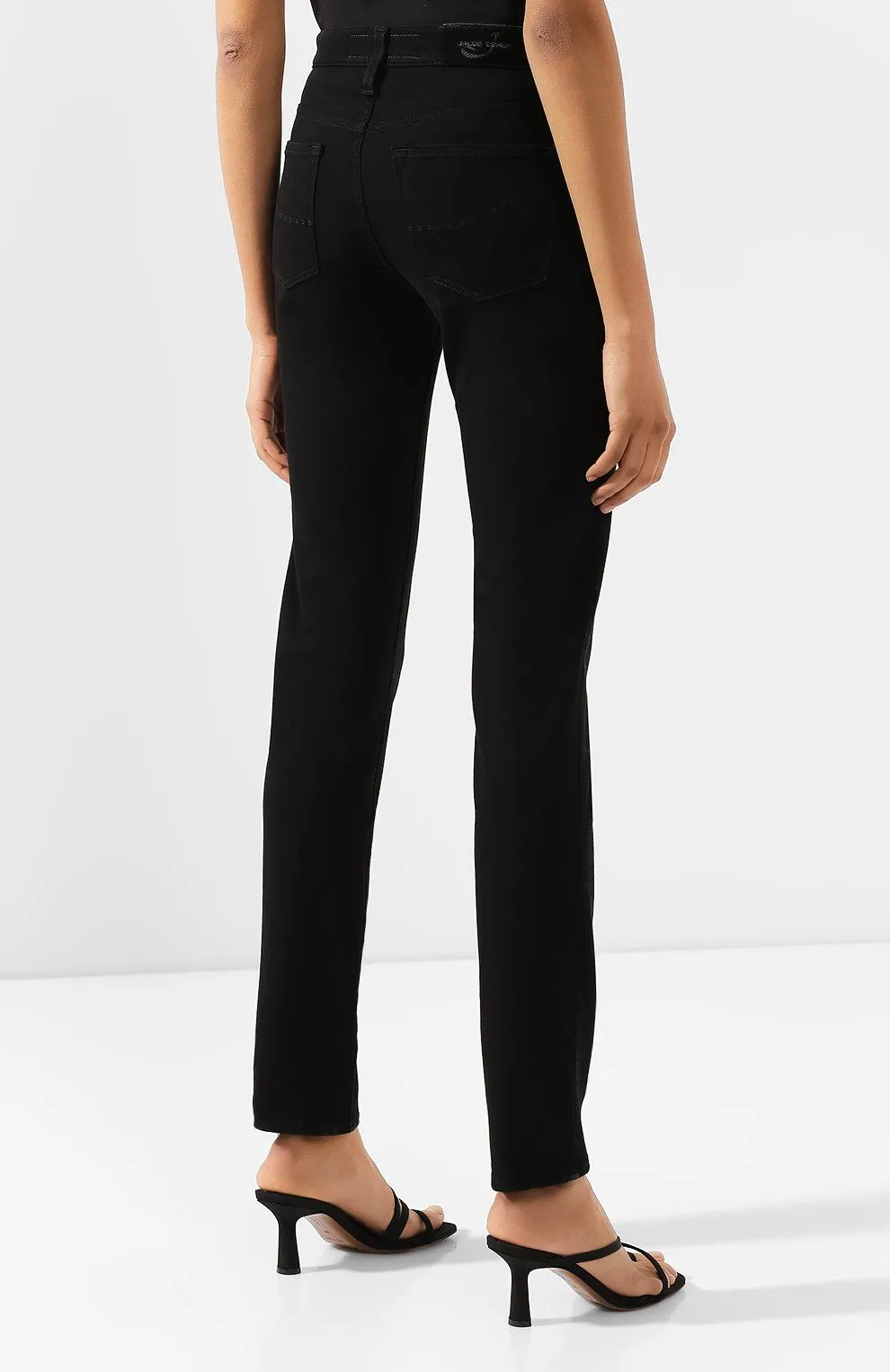 Jacob Cohen Sleek Black Slim-Fit Kimberly Jeans