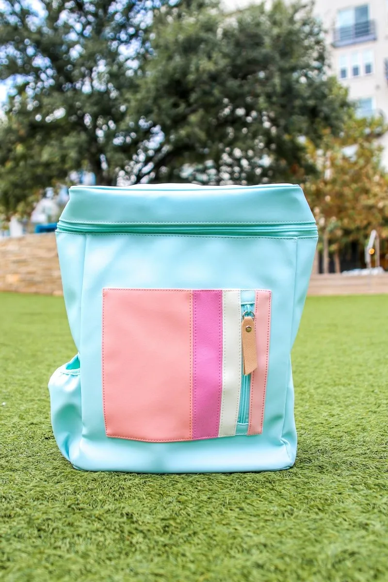 Jadelynn Brooke - MOXIE Backpack - Blue/Pink