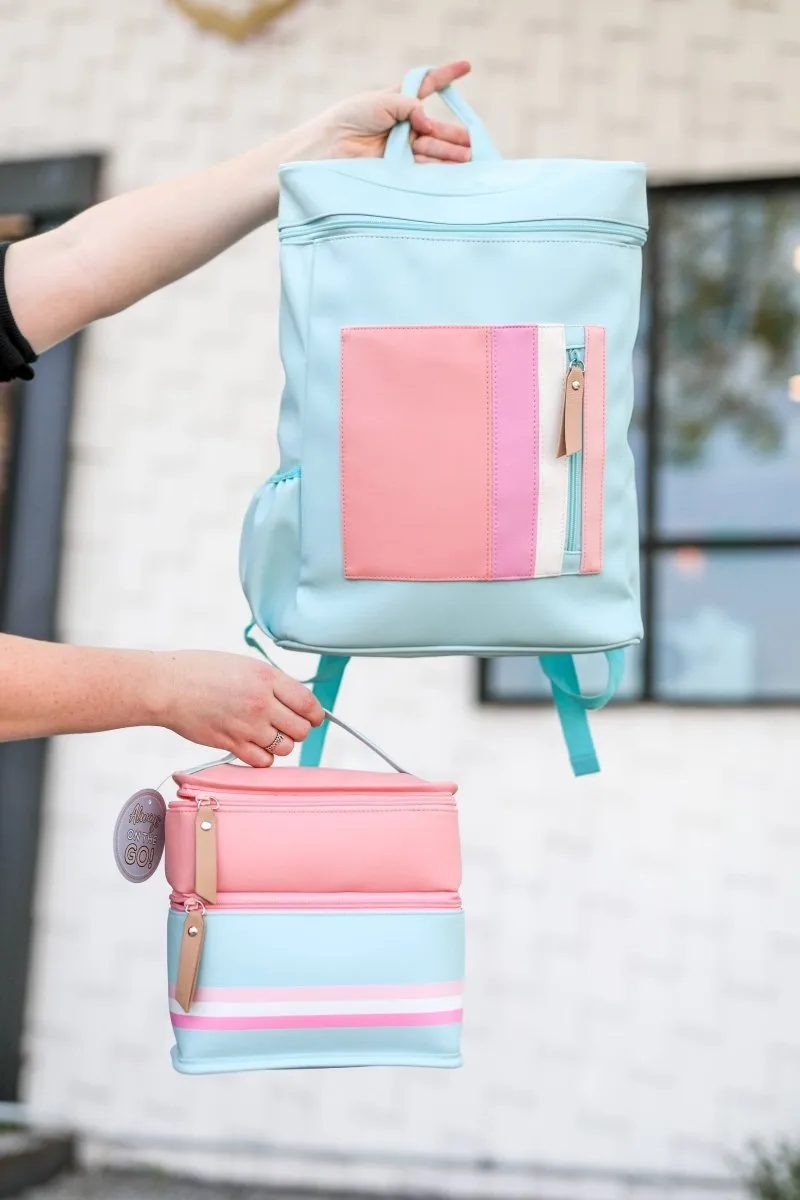 Jadelynn Brooke - MOXIE Backpack - Blue/Pink