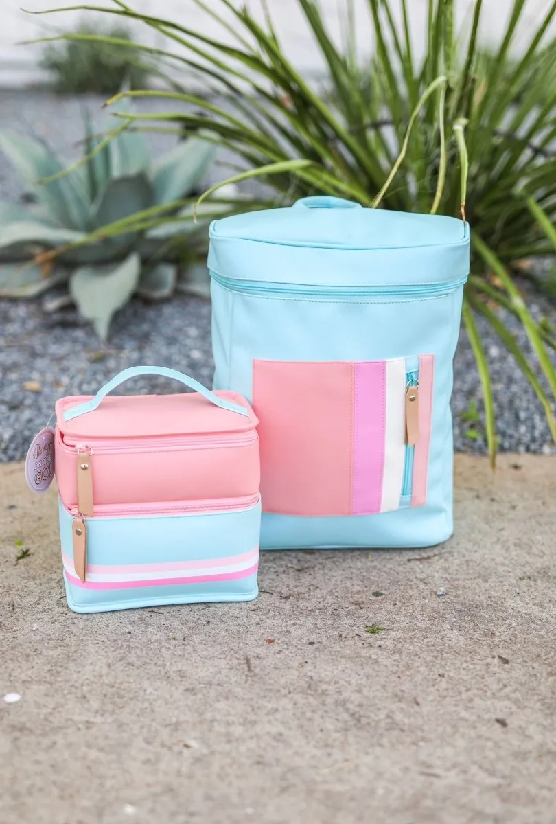 Jadelynn Brooke - MOXIE Backpack - Blue/Pink