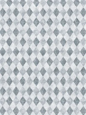 Jester's Court Gray Diamond Pattern Photography Backdrop