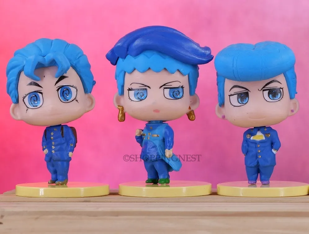 JoJo's Bizarre Adventure Action Figure Giorno Jolyne Jotaro Dio Noriaki Set of 6 |  7.5-8CM  |