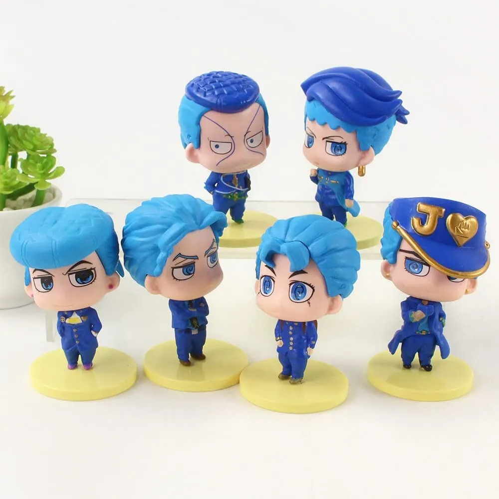 JoJo's Bizarre Adventure Action Figure Giorno Jolyne Jotaro Dio Noriaki Set of 6 |  7.5-8CM  |