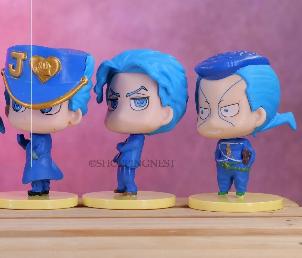 JoJo's Bizarre Adventure Action Figure Giorno Jolyne Jotaro Dio Noriaki Set of 6 |  7.5-8CM  |