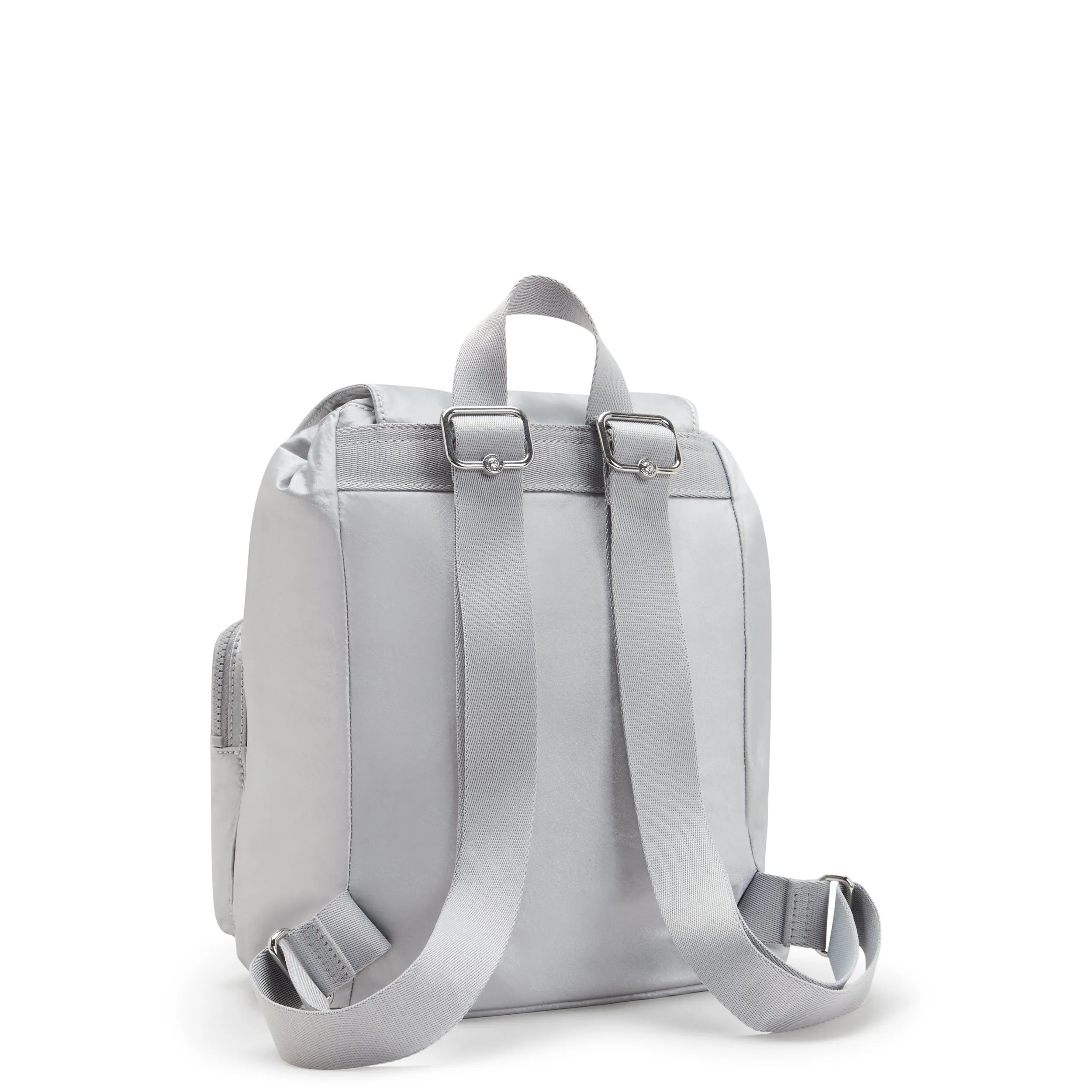 Kipling Anto S Silver Glam Small Drawstring Backpack C2I7751-K2E