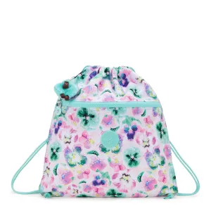 Kipling Supertaboo Aqua Blossom Medium Backpack C2I5637-7EC