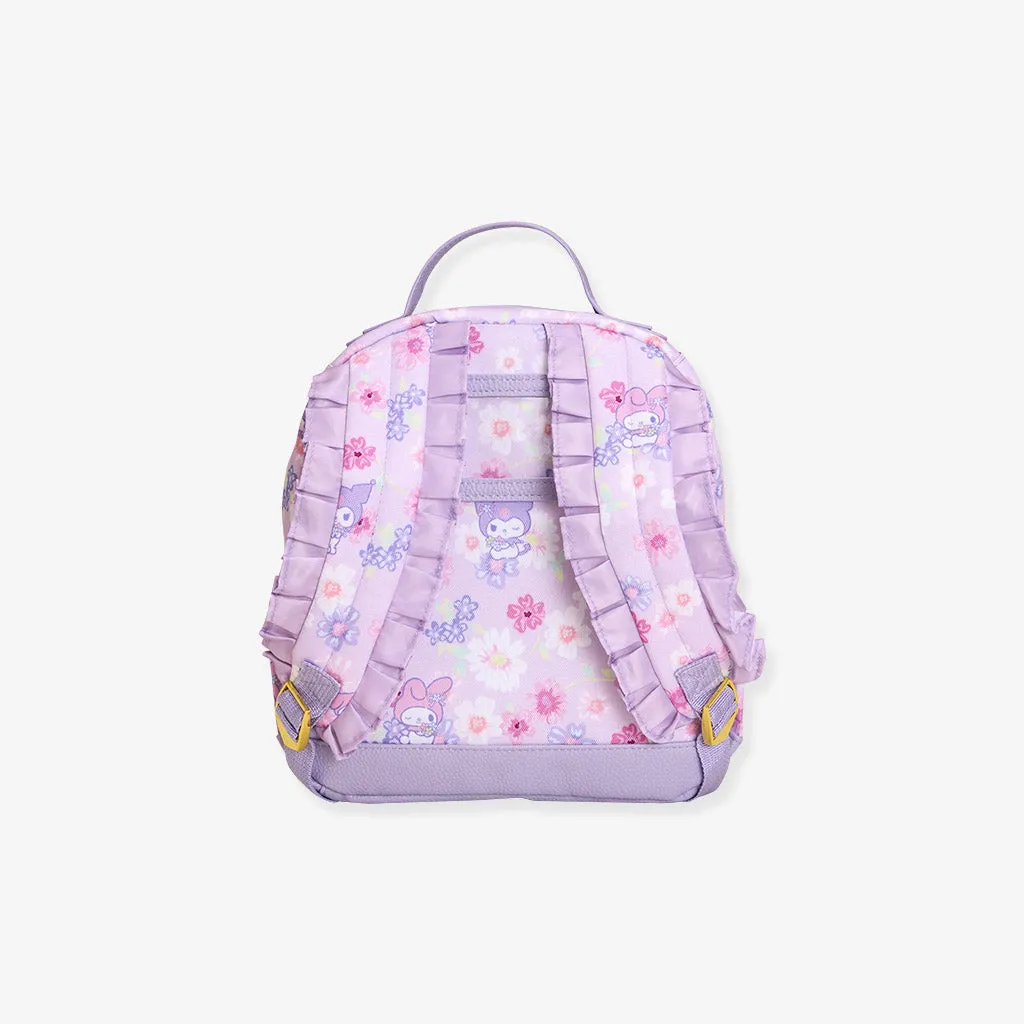 Kuromi® & My Melody® Garden Ruffled Mini Backpack