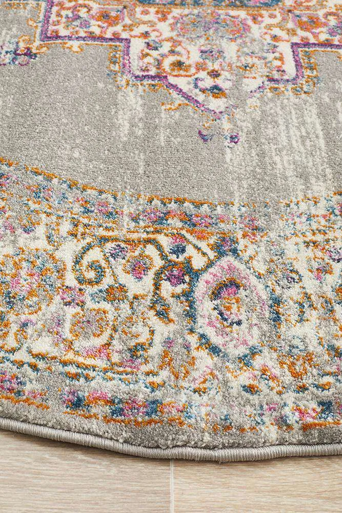 Ladakh Traditional Round Rug