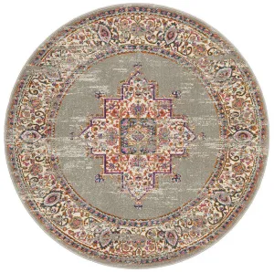 Ladakh Traditional Round Rug