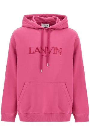 LANVIN hooded sweatshirt with embroidered logo