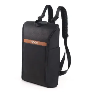 Laptop Backpack - Sleek Convertible Bag: Genuine Leather