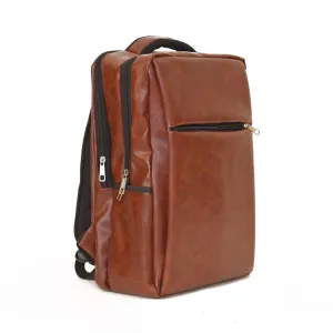 LAPTOP BAG BROWN (PU Leather)