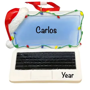 Laptop Computer Personalized Ornament