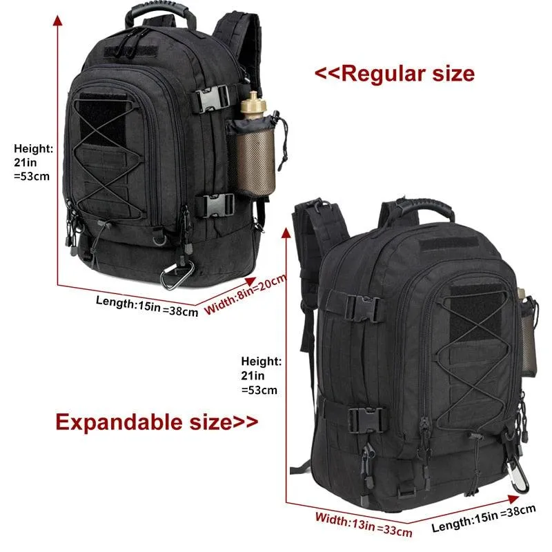 Large 60L Tactical Backpacks Outdoor Water Resistant