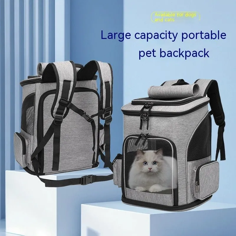 Large Capacity Pet Dog Cat Backpack