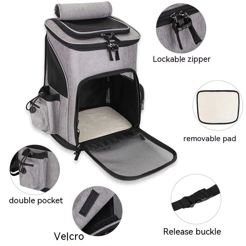 Large Capacity Pet Dog Cat Backpack