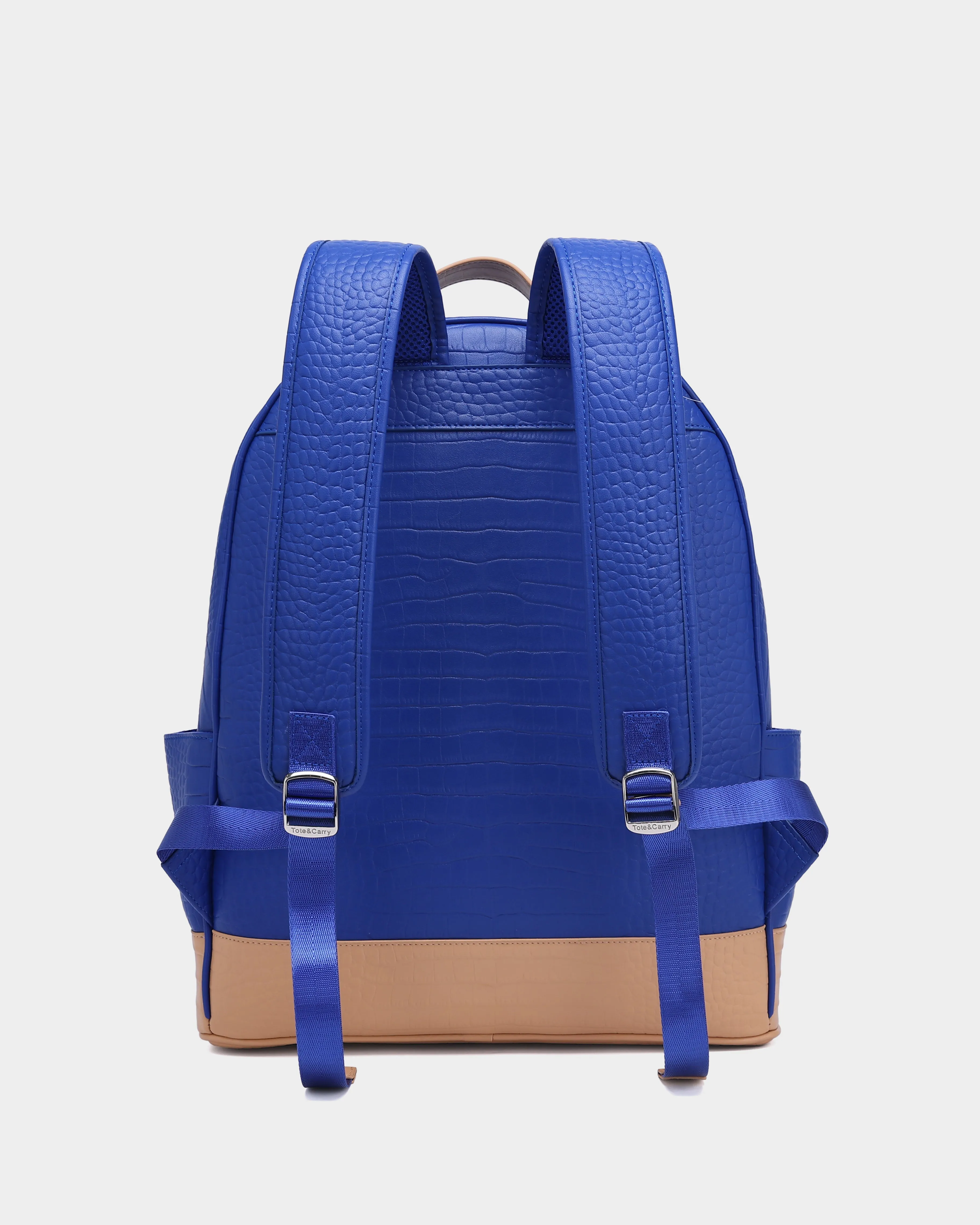 Leather Backpack in Blue