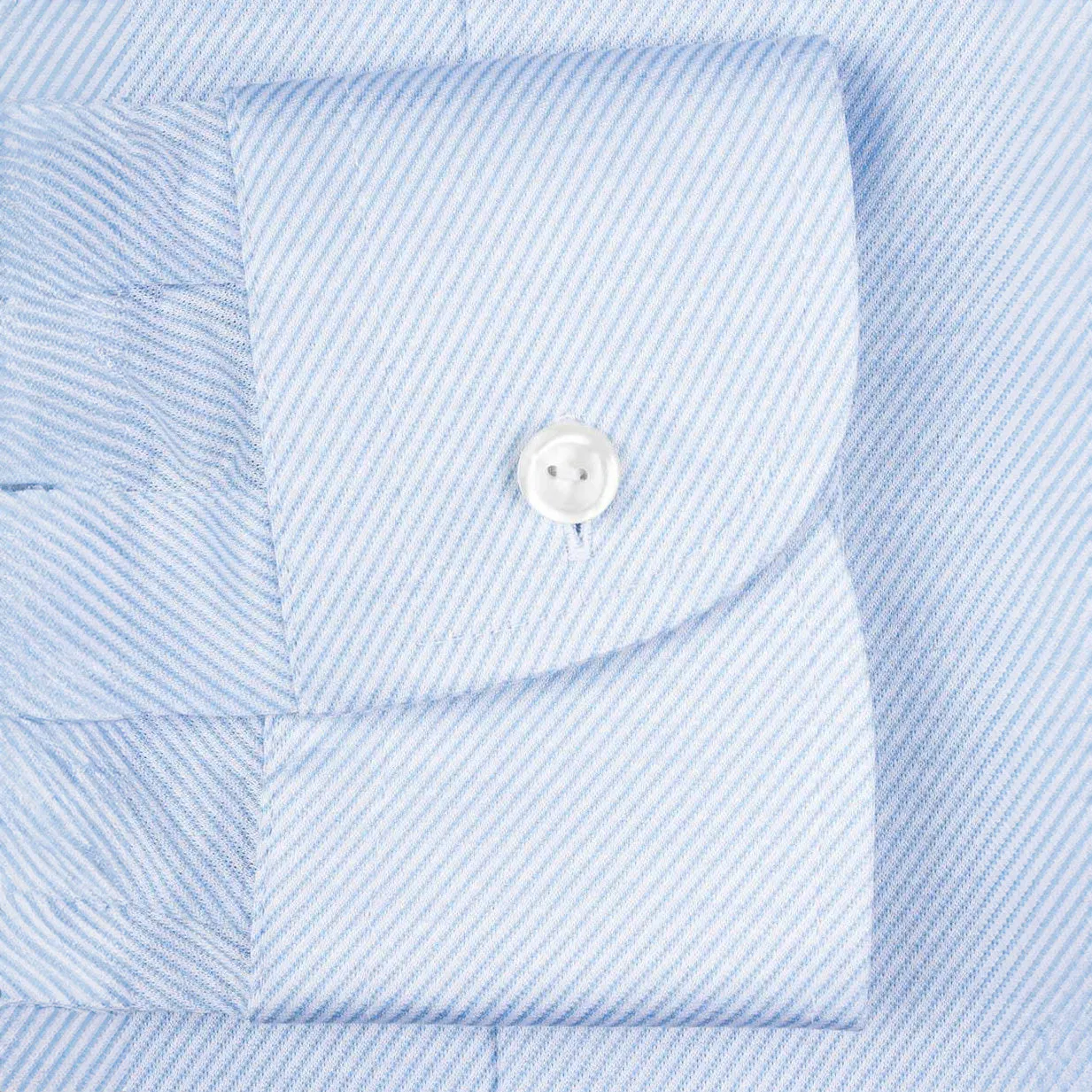 Light Blue King Knit Slim Fit Shirt - ETON