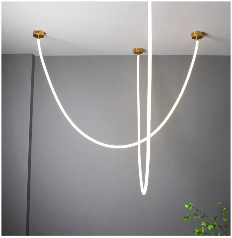 LON Lanee - Modern LED Chandelier Silicone Lamps 360-degree Light