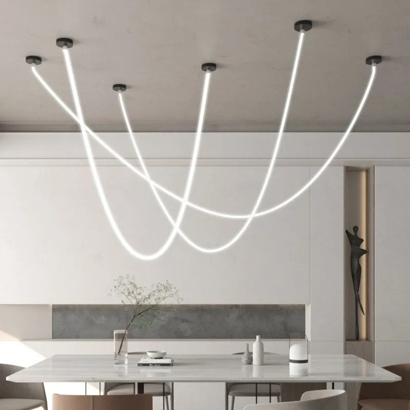 LON Lanee - Modern LED Chandelier Silicone Lamps 360-degree Light