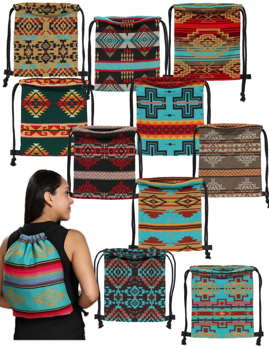 <i><b><font color="red">FAST SELLER!</i></b></font> 16 -Southwest Sack Packs! Only $8.25 ea.!