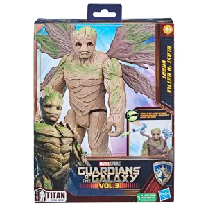 Marvel Guardians Of The Galaxy Vol.3 Titan Hero Series Figure Blast 'N Battle Groot