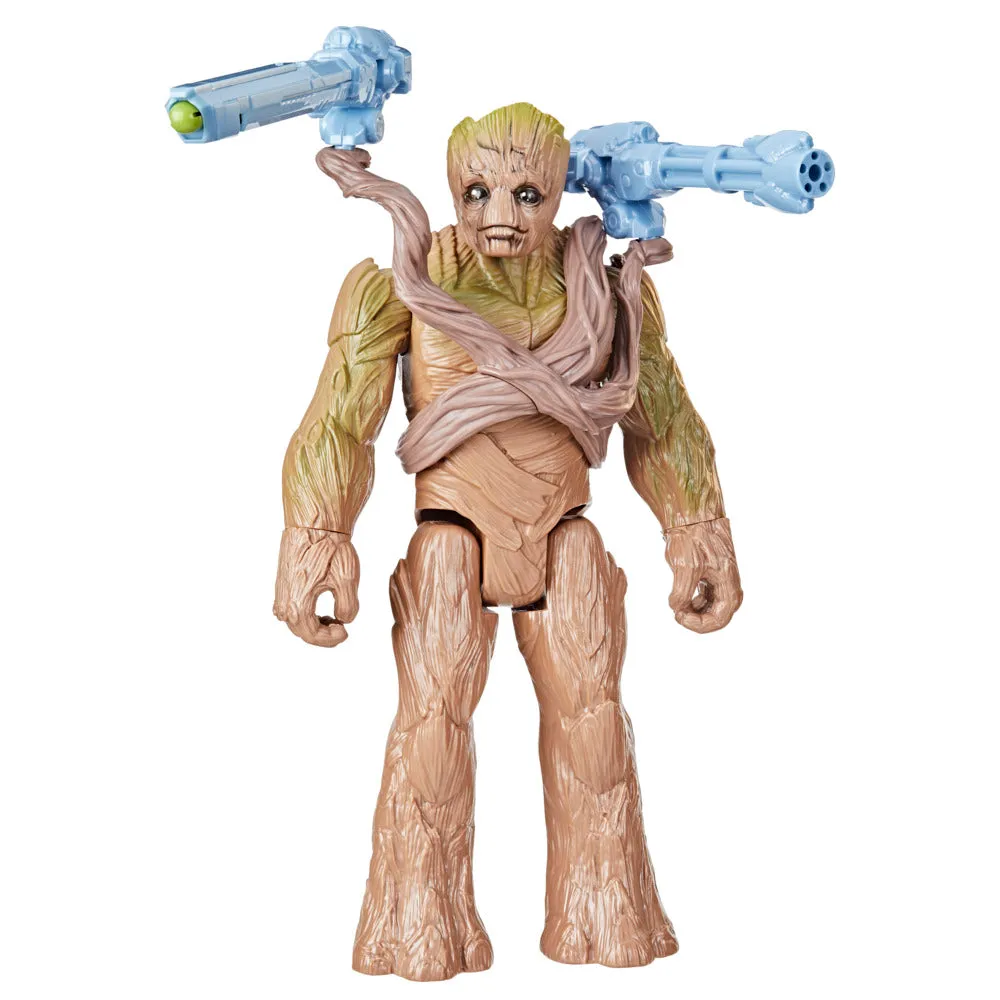 Marvel Guardians Of The Galaxy Vol.3 Titan Hero Series Figure Blast 'N Battle Groot