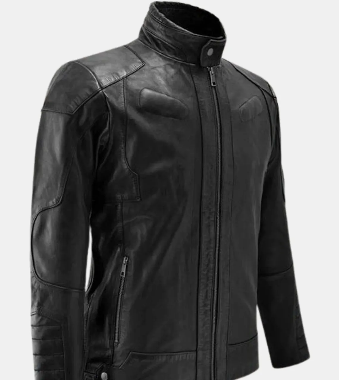 Maynard Men's Black Leather Jacket