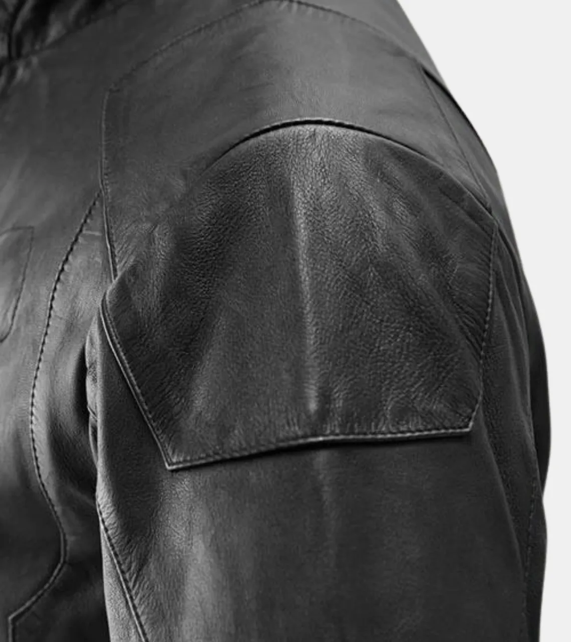 Maynard Men's Black Leather Jacket