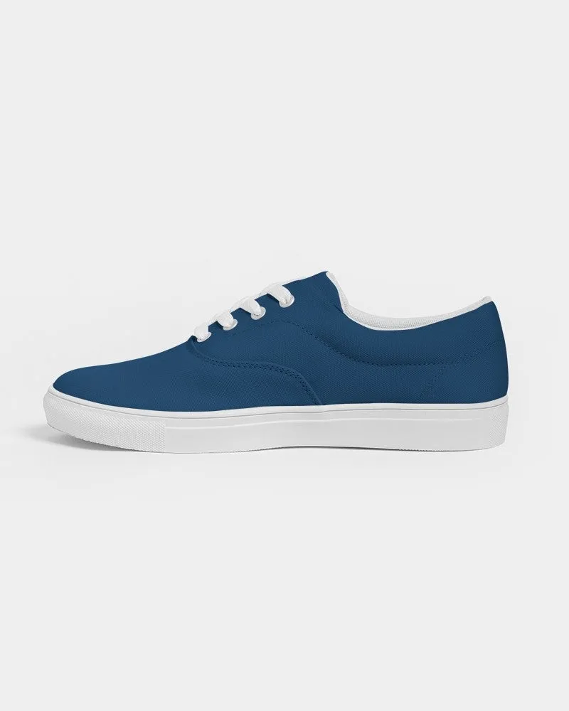 Medium Dark Blue Women's Canvas Sneakers | Women's | Medium Dark Pure Blue | C100M50Y0K60