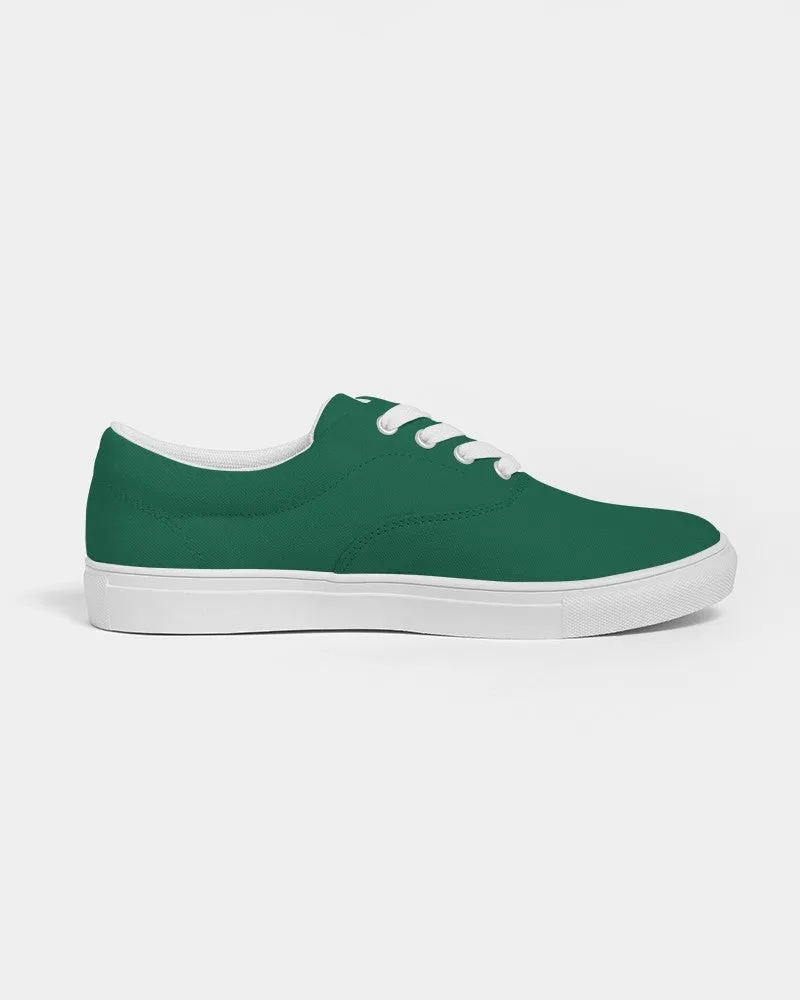 Medium Dark Cool Green Women's Canvas Sneakers | Women's | Medium Dark Pure Cool Green | C100M0Y75K60