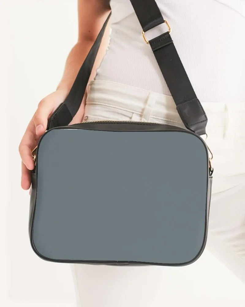 Medium Dark Cyan Gray Crossbody Bag | Medium Dark Pale Cyan Gray | C10M0Y0K60