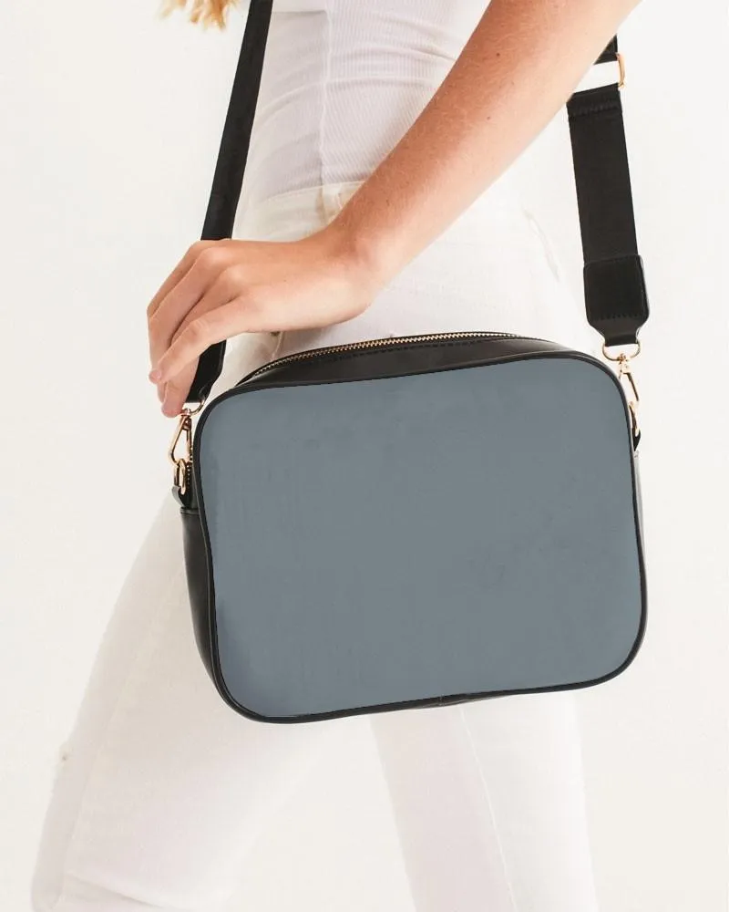 Medium Dark Cyan Gray Crossbody Bag | Medium Dark Pale Cyan Gray | C10M0Y0K60