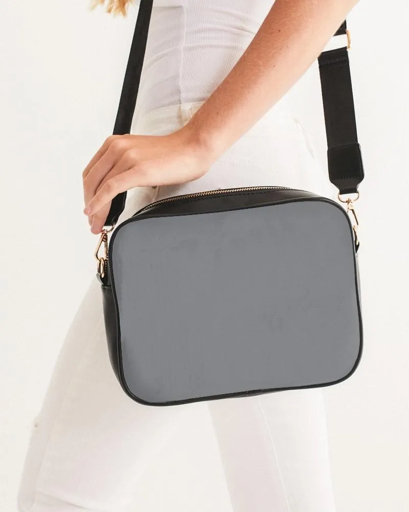 Medium Dark Gray Crossbody Bag | Medium Dark Pale Gray | C0M0Y0K60