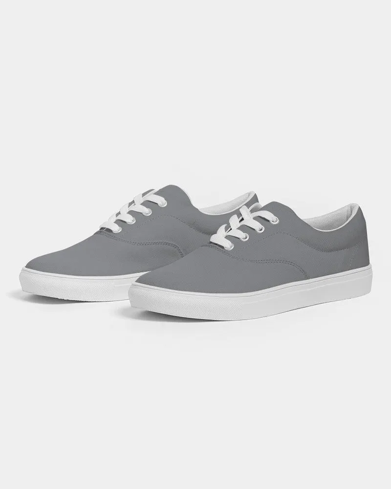 Medium Dark Gray Men's Canvas Sneakers | Men's | Medium Dark Pale Gray | C0M0Y0K60