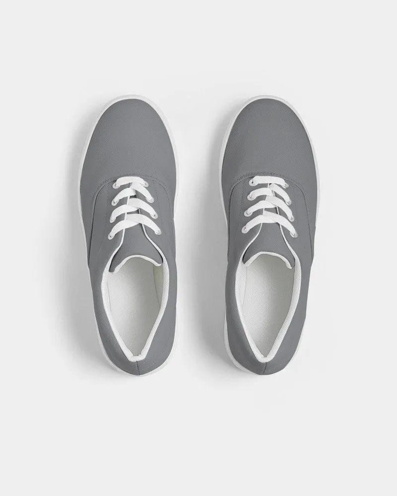 Medium Dark Gray Men's Canvas Sneakers | Men's | Medium Dark Pale Gray | C0M0Y0K60