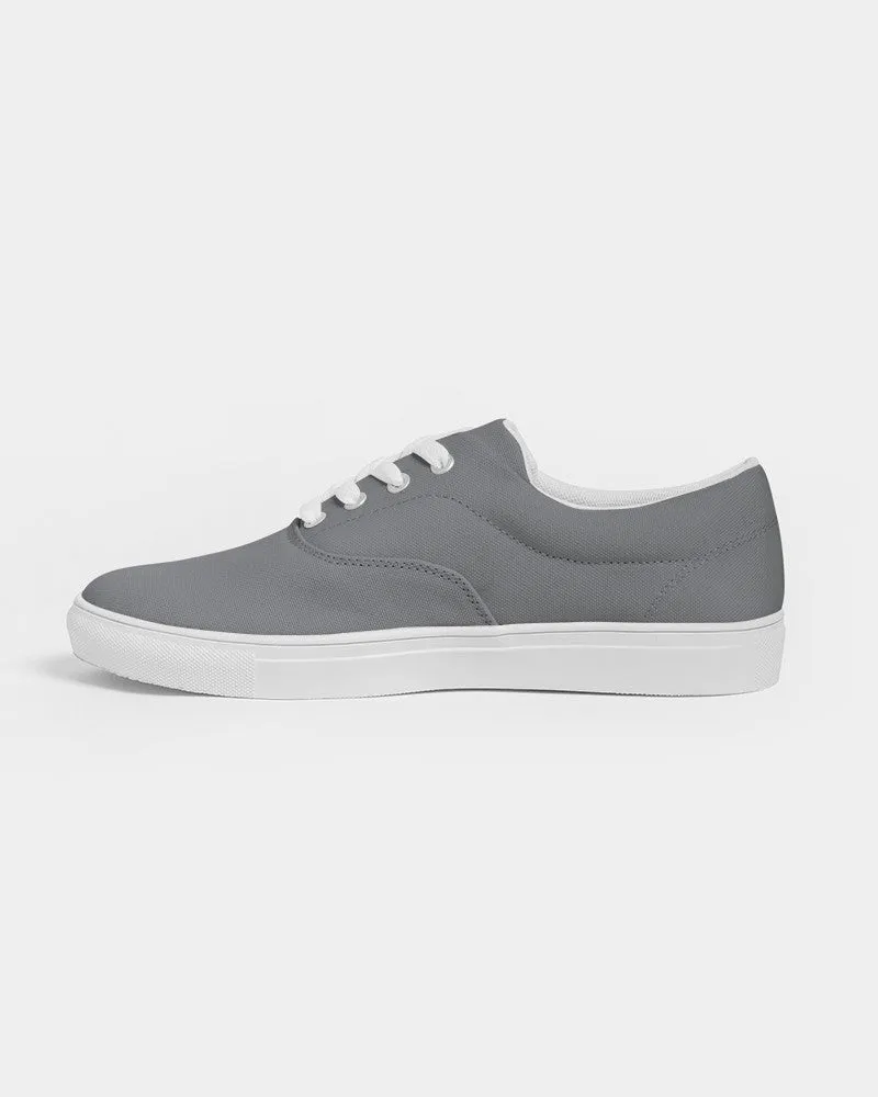 Medium Dark Gray Men's Canvas Sneakers | Men's | Medium Dark Pale Gray | C0M0Y0K60