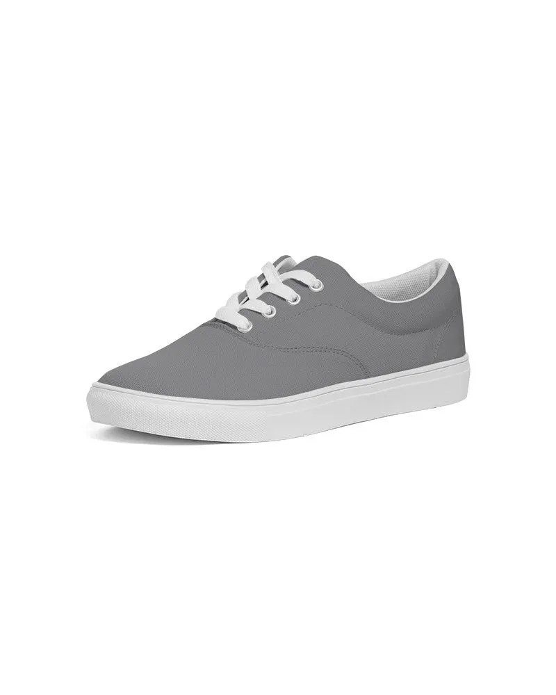 Medium Dark Gray Men's Canvas Sneakers | Men's | Medium Dark Pale Gray | C0M0Y0K60