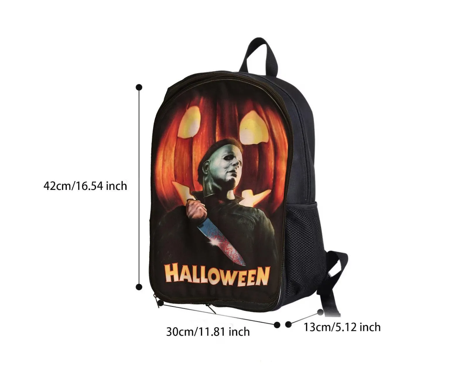 Men Women Horror Movie Backpacks Halloween Film Outdoor Bag - Michael Myers