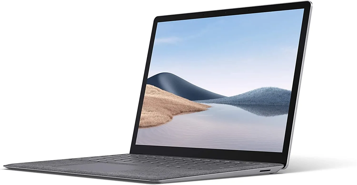 Microsoft Surface Laptop 4, 13.5 Intel Core i5, 16GB RAM, 512GB SSD, 2022 Model - Platinum