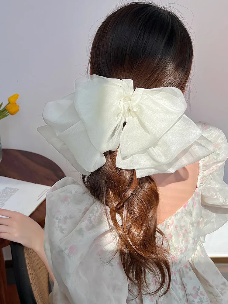 Mini Bow Pit Ribbon Hair Accessorie