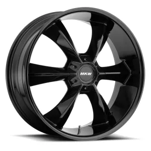 MKW M119 20X9 6X139.7 30mm Gloss Black Wheel